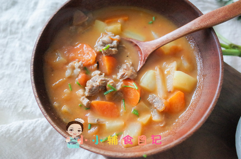 Tomato Potato Beef Soup for Over 12 Months