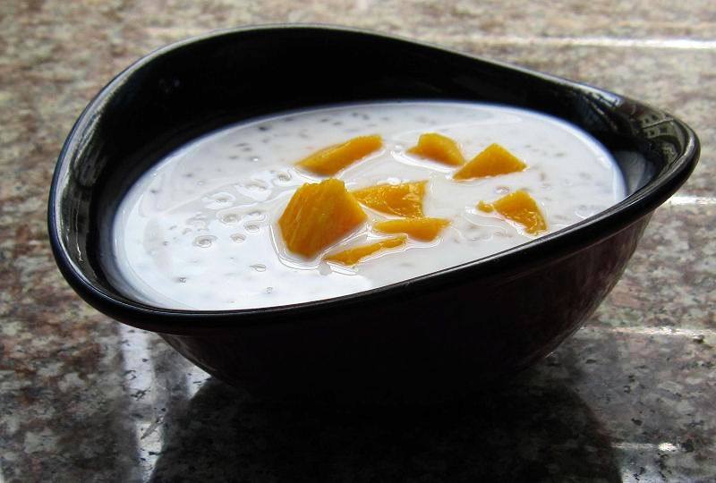 【Sweet Journey of Taste Buds】------------ Rich Coconut Milk Mango Sago Dessert Cooking Steps