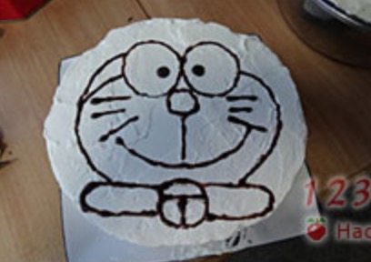 A Cake Loved by Both Kids and Adults - Doraemon Cake Making Steps