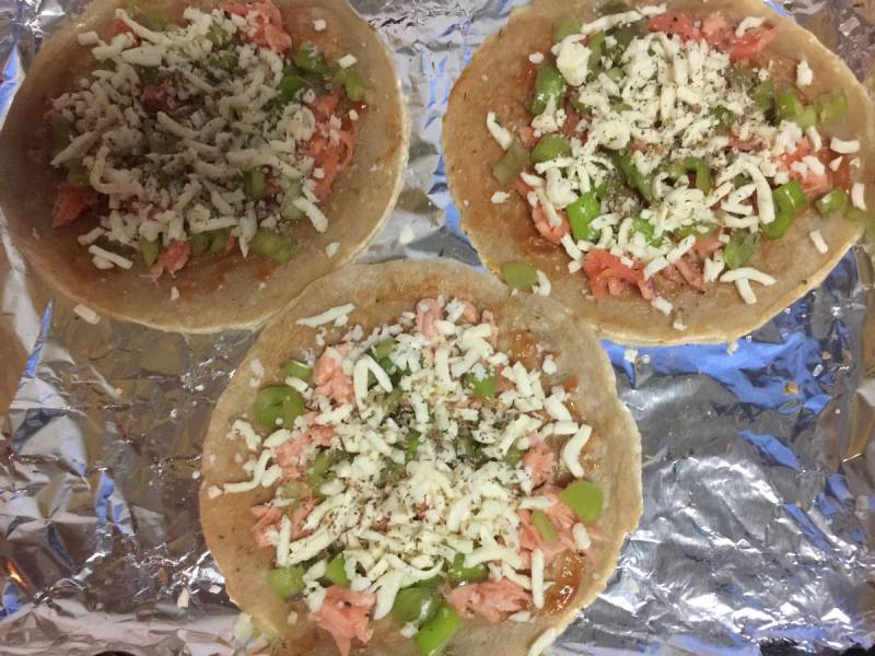 Steps for Making Salmon Buckwheat Pancakes