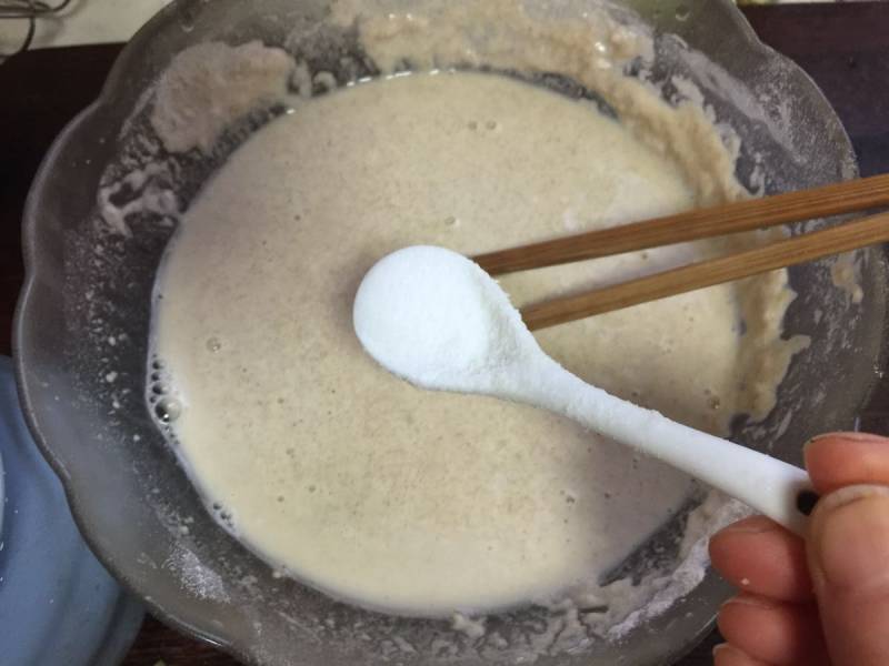 Steps for Making Salmon Buckwheat Pancakes