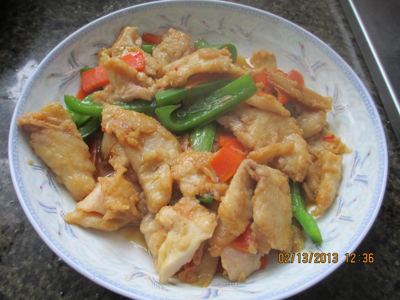 Stir-fried Fish Slices