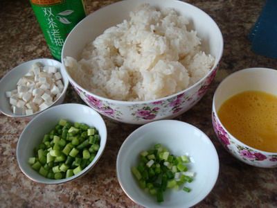 Satisfying with an Extra Bowl - Shiitake Mushroom Tea-infused Soy Sauce Fried Rice Cooking Steps