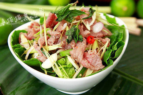 【Mint Beef Salad】------A Refreshing Dish Under the Scorching Sun