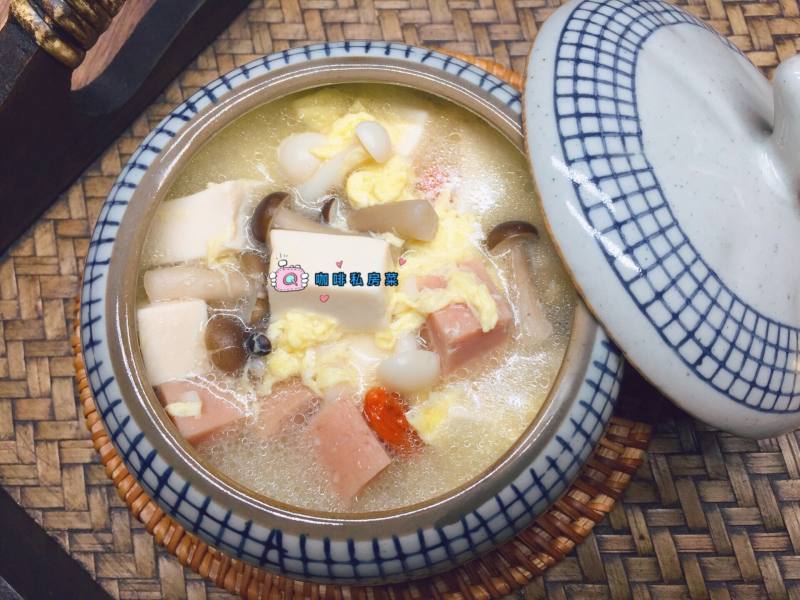 Mushroom and Tofu Soup