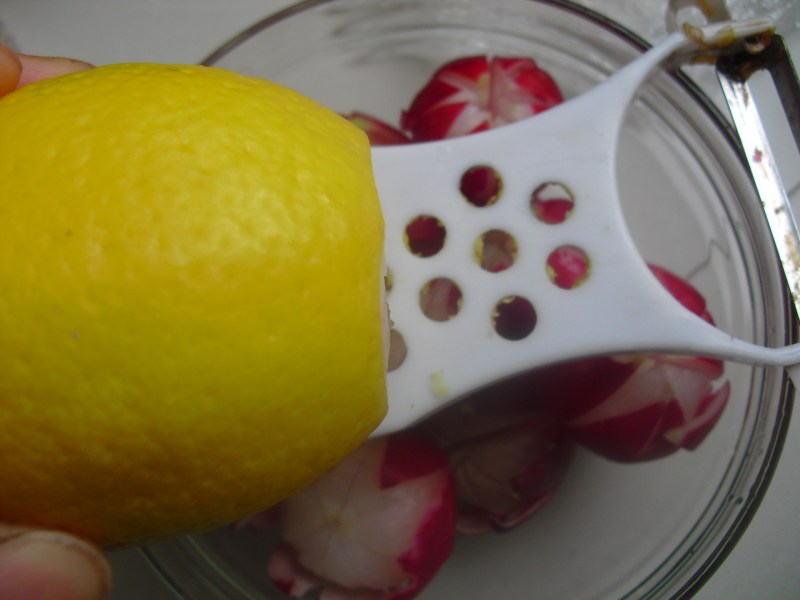 Steps to Cook Lemon-Pickled Cherry Radish