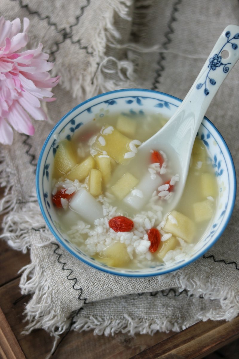 Laozao Apple Rice Cake Soup