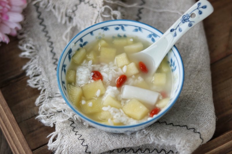 Laozao Apple Rice Cake Soup