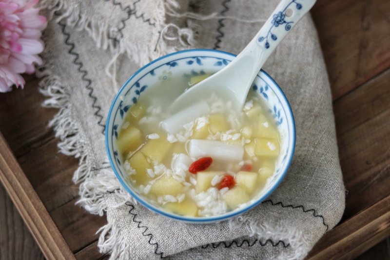 Laozao Apple Rice Cake Soup