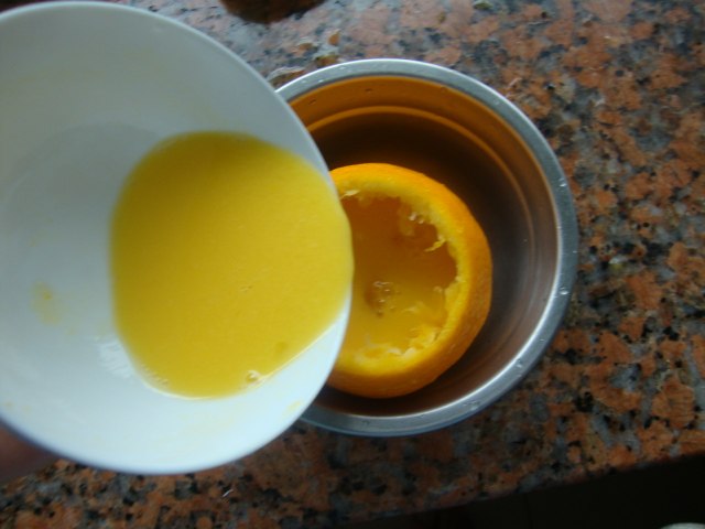 Steps for Cooking Steamed Egg with Orange