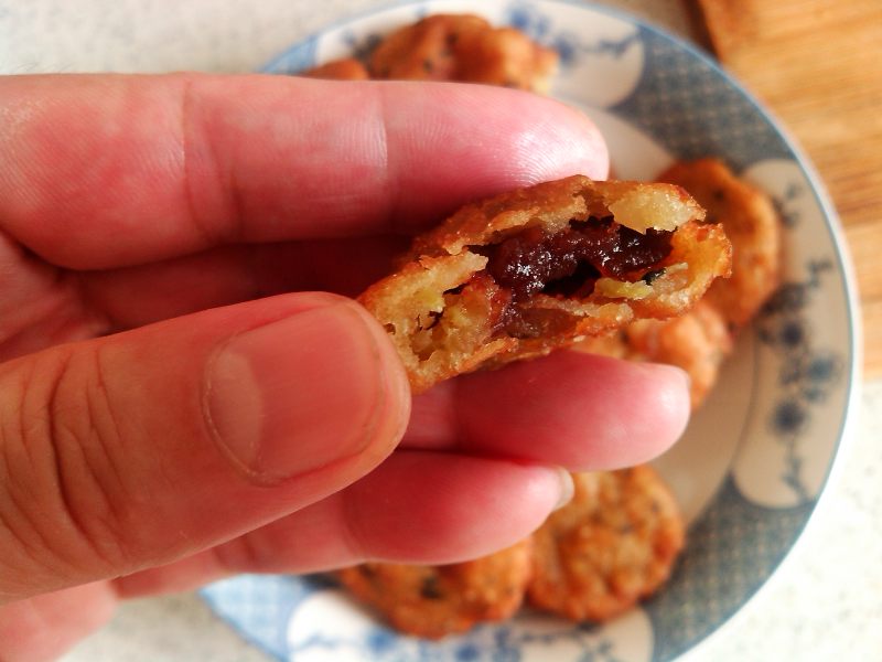 Steps for Making Green Apple Red Bean Cake