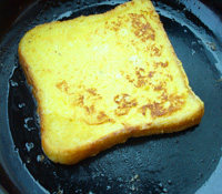 French Toast Making Steps