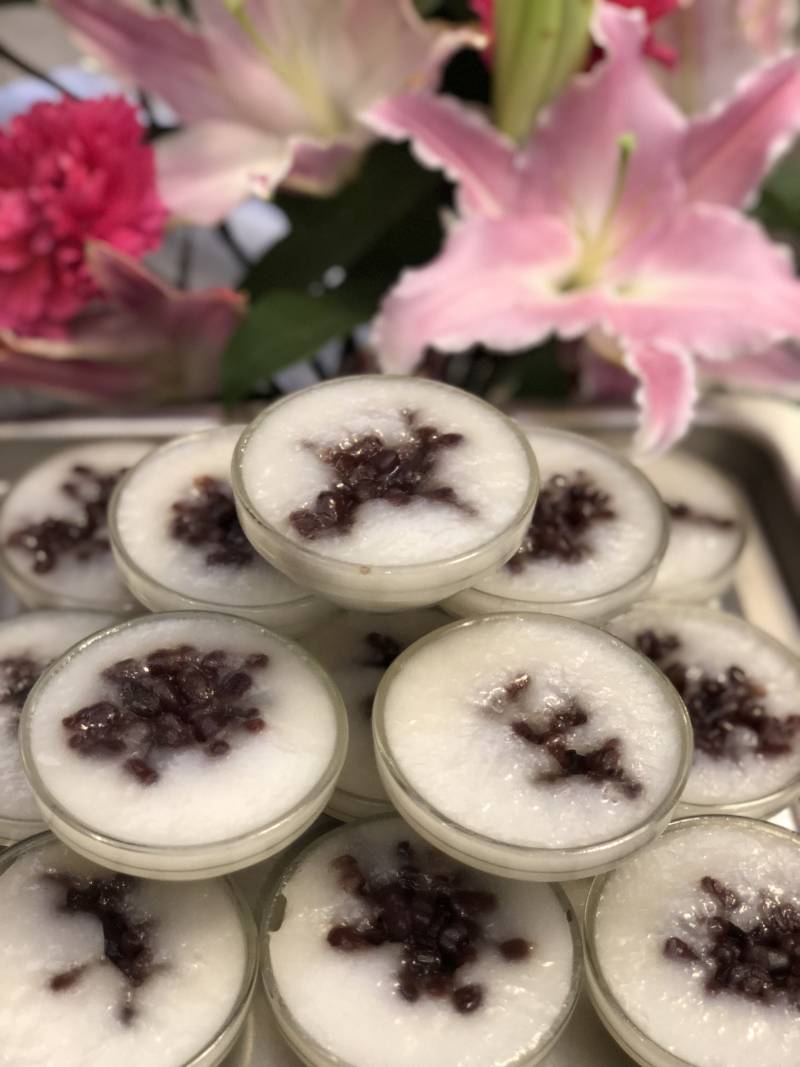 Coconut Milk Red Bean Pudding