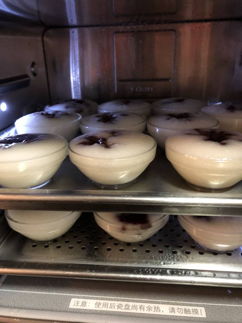 Coconut Milk Red Bean Pudding Making Steps