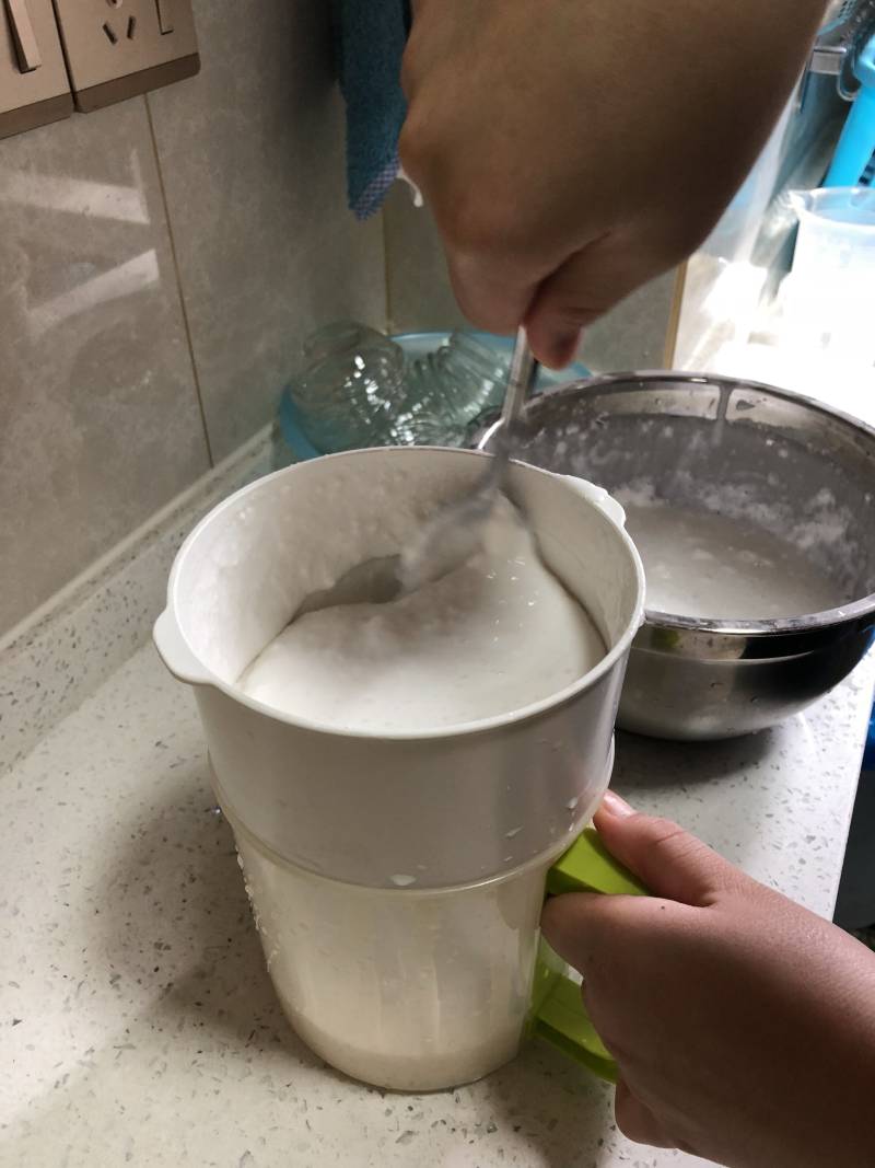 Coconut Milk Red Bean Pudding Making Steps