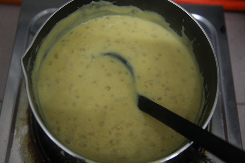 Sago Pudding Making Steps