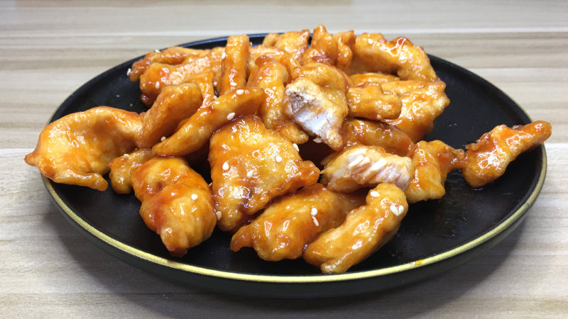 Sweet and Sour Chicken Breast, Versatile Sweet and Sour Sauce, Sour and Sweet, Super Tender and Delicious. Cooking Steps