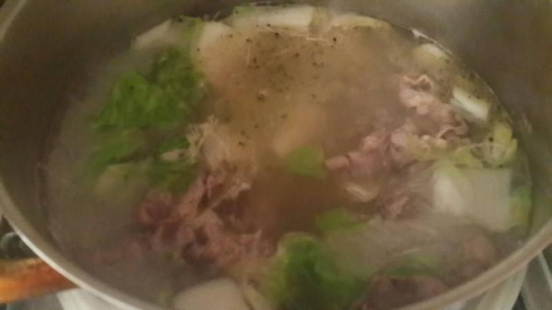 Steps to Cook Sheep Meat and Baby Bok Choy Soup