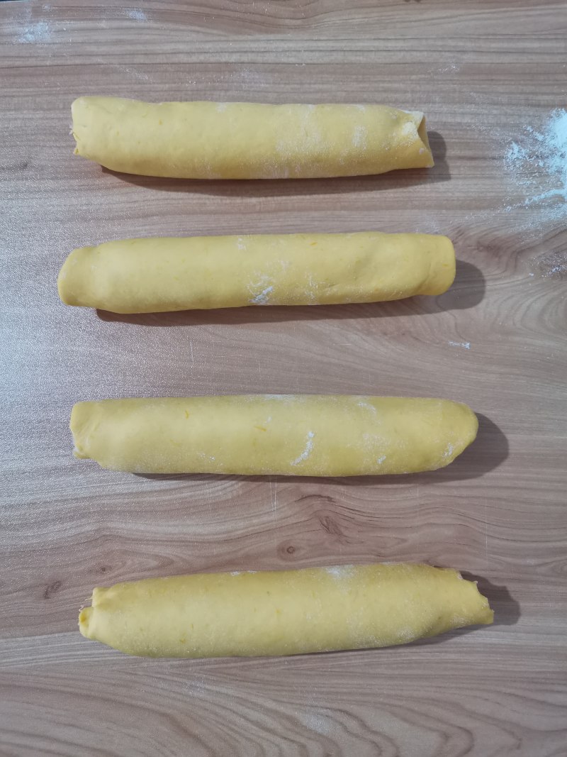 Steps for Making Pumpkin Hot Dog Bread