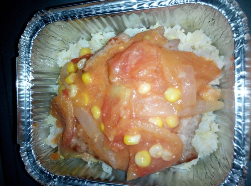 Steps for Baked Pork Chop Rice with Tomato Sauce