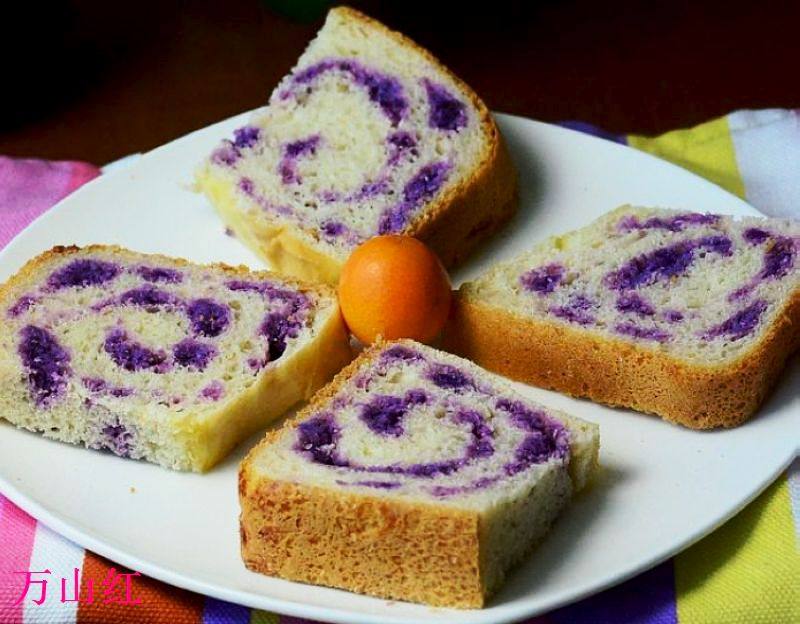 Purple Sweet Potato Toast