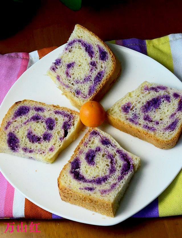 Purple Sweet Potato Toast