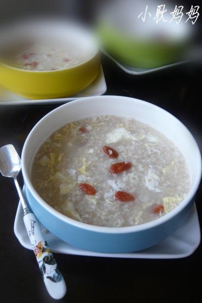 Egg and Oatmeal Porridge