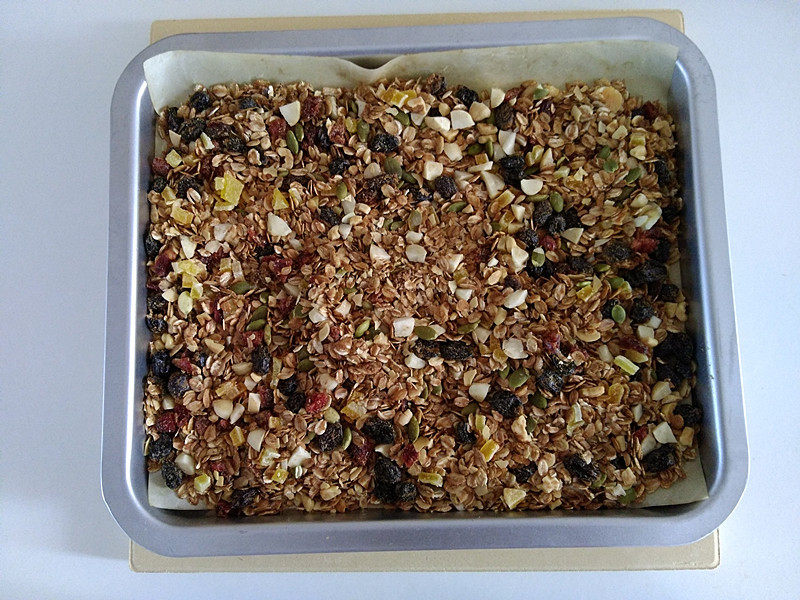 Homemade Granola Cooking Steps