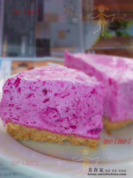 No-bake Cake Recipe: Dragon Fruit Mousse