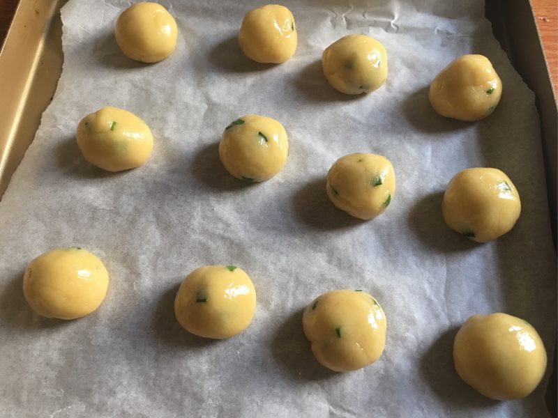 Scallion Salted Pastry Making Steps