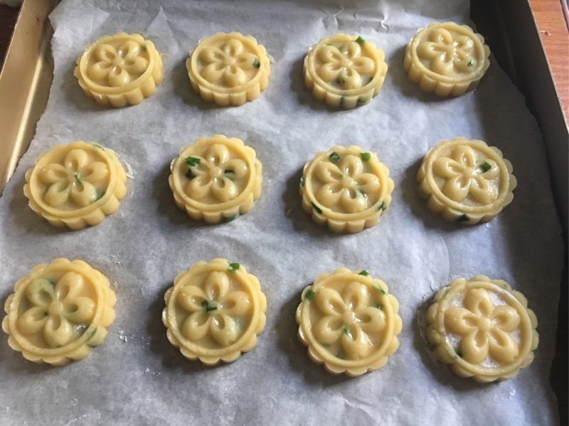 Scallion Salted Pastry Making Steps