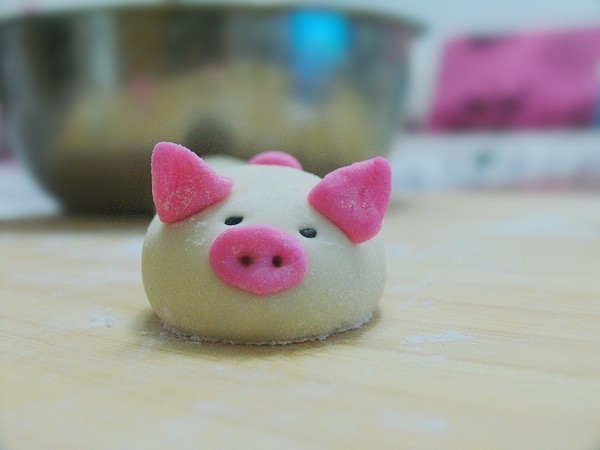 Step-by-Step Cooking Instructions for Cute and Delicious - Piggy Fruit Buns
