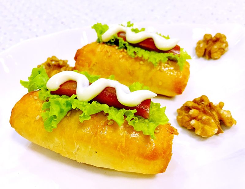 Mini Cute Hot Dog Cooking Steps