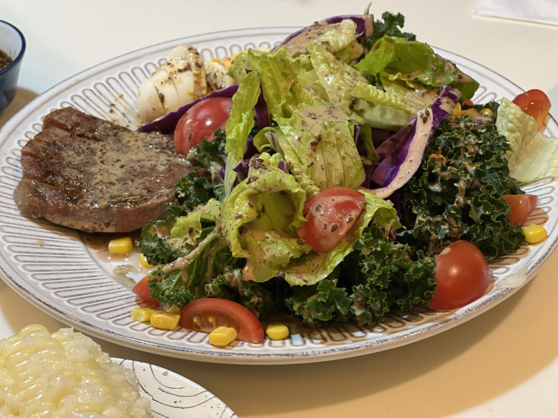 Steak and Vegetable Salad