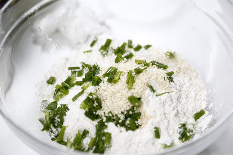 Steps for making Homemade Scallion Soda Crackers (Baked in Oven)