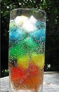 Rainbow Ice Drink