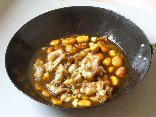 Steps to Cook Chestnut Braised Frog