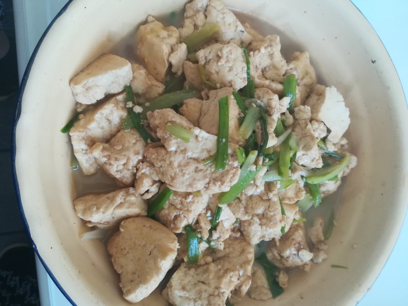 Scallion Braised Tofu