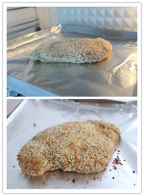 Steps for making Crispy Chicken Cutlet