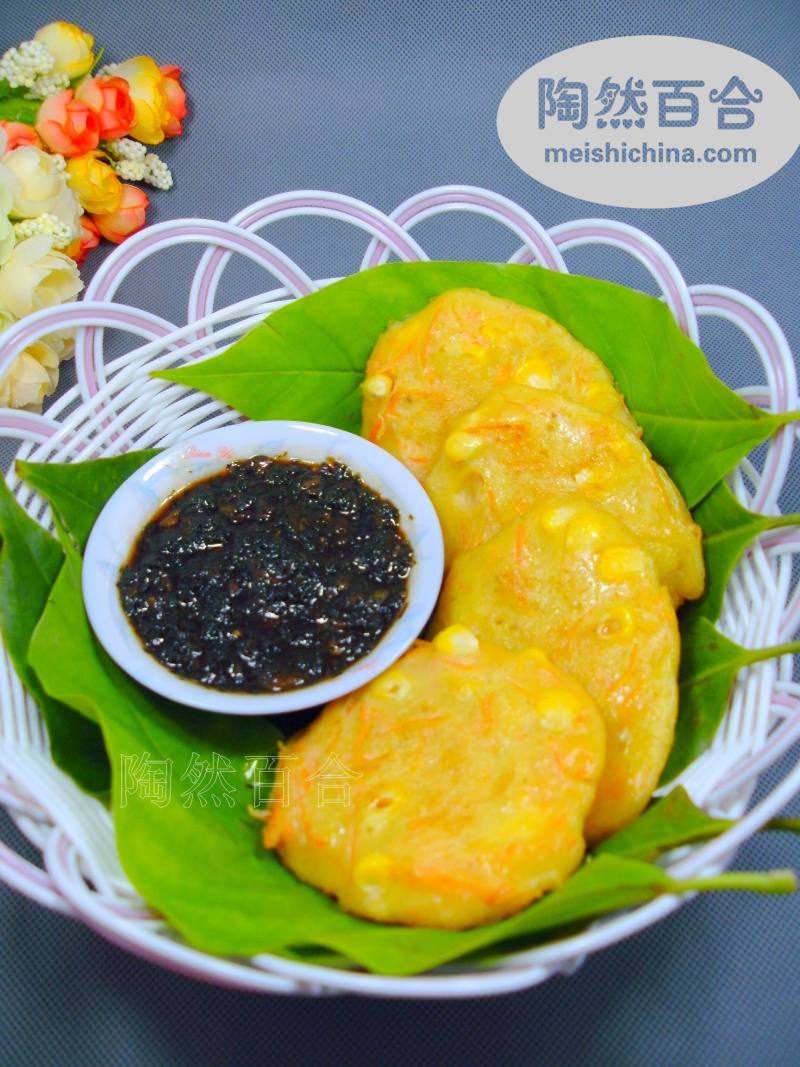 【Bread with Sauce】Carrot and Corn Bread with Oats