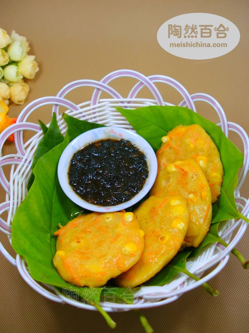 【Bread with Sauce】Carrot and Corn Bread with Oats