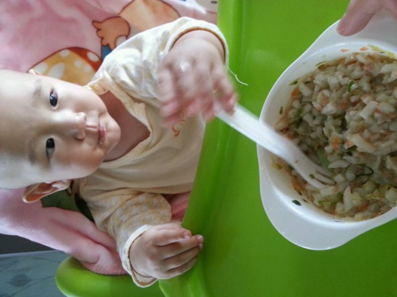 Baby Food - Stir-Fried Udon Noodles Cooking Steps