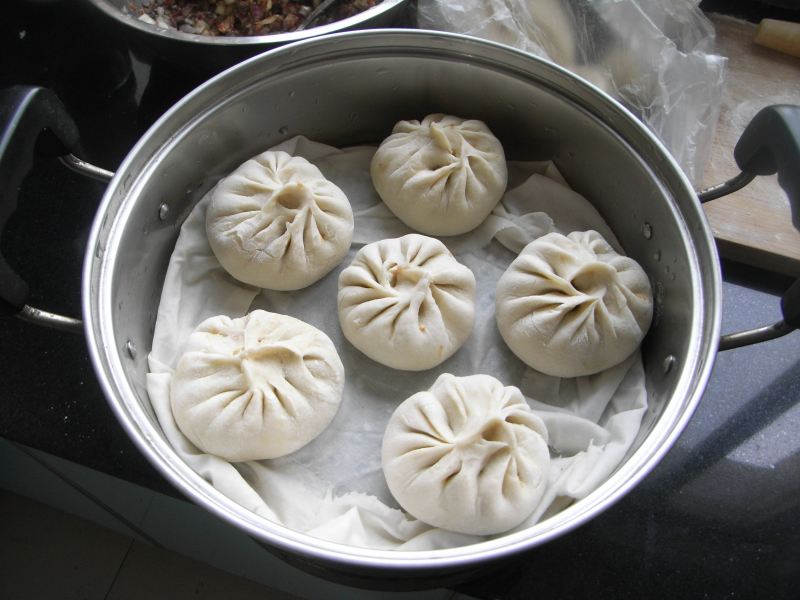 Steps to Make Steamed Three Delicacies Buns