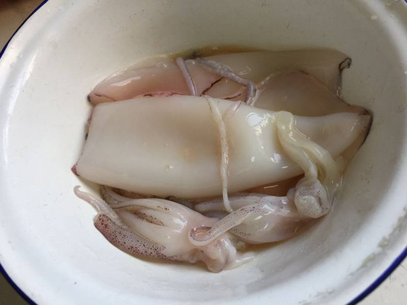 Steps for Grilled Squid Glutinous Rice Tube