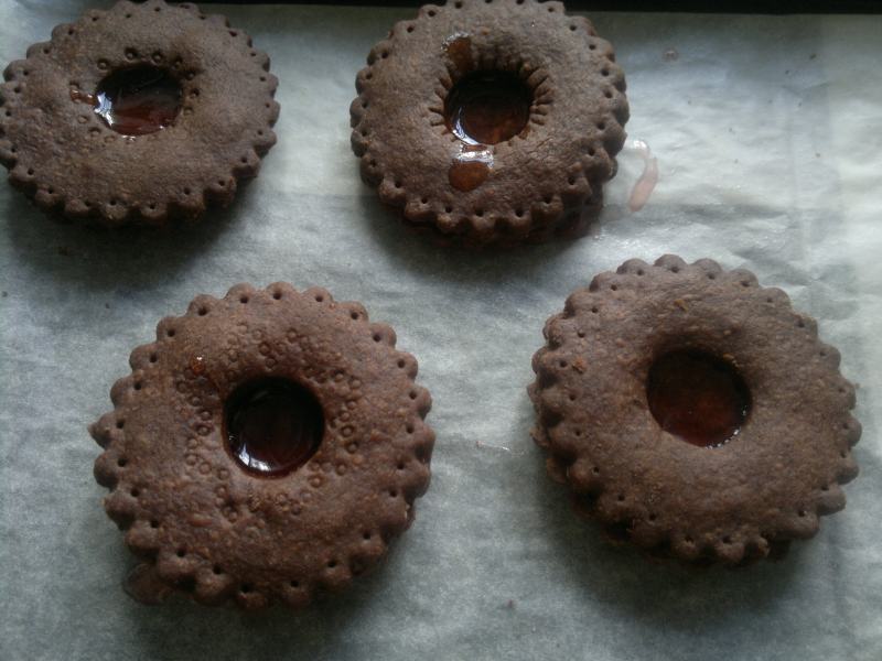 Cocoa QQ Biscuits Making Steps