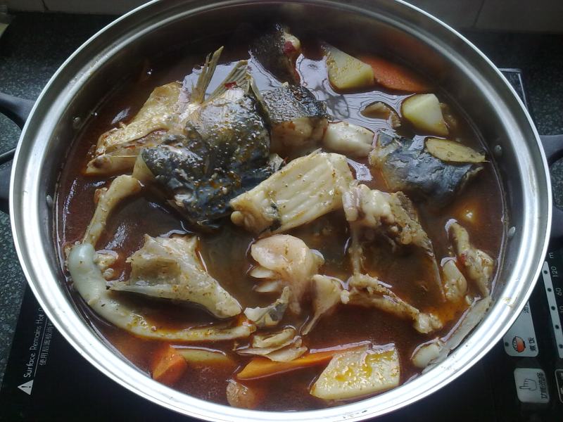 Steps for Making Boiled Fish Head