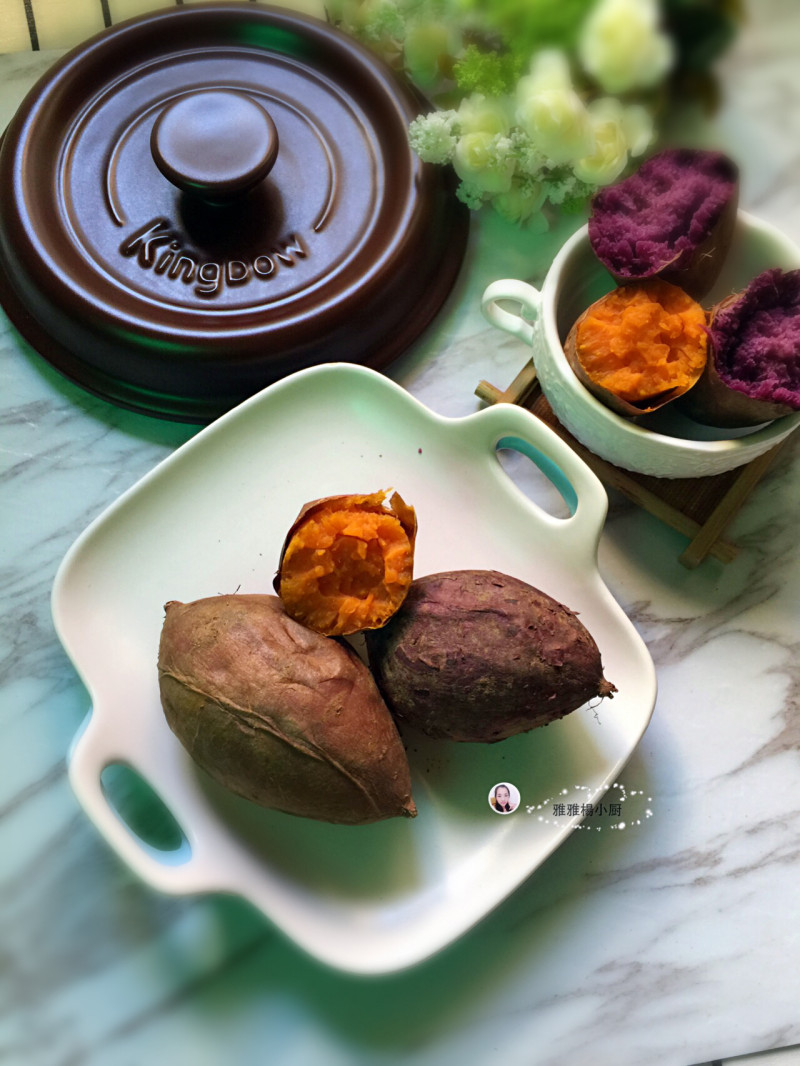 Steps for Making Kunbo Clay Pot Roasted Sweet Potato