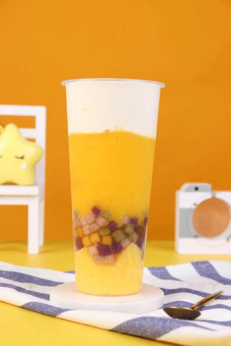 Milk Cap Tea | Taro Ball Cheese Mango