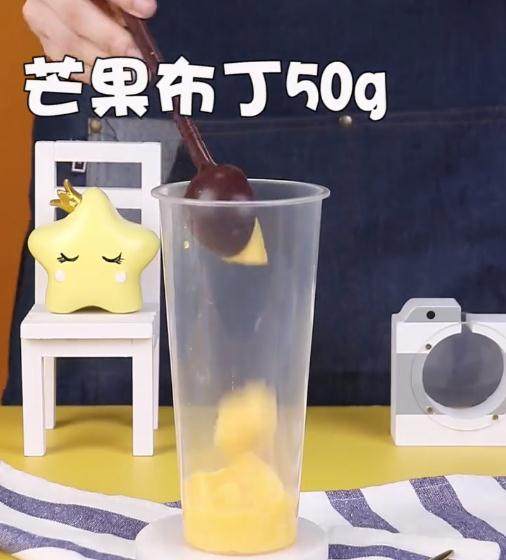 Milk Cap Tea | Taro Ball Cheese Mango Making Steps