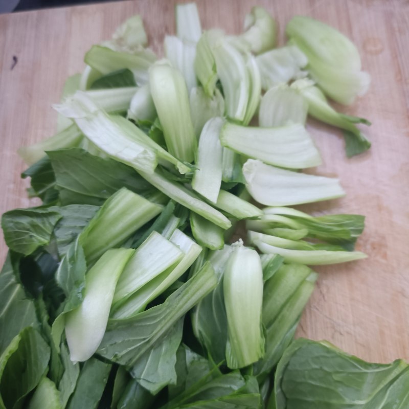 Steps for Making Canola Salad with Pork Heart